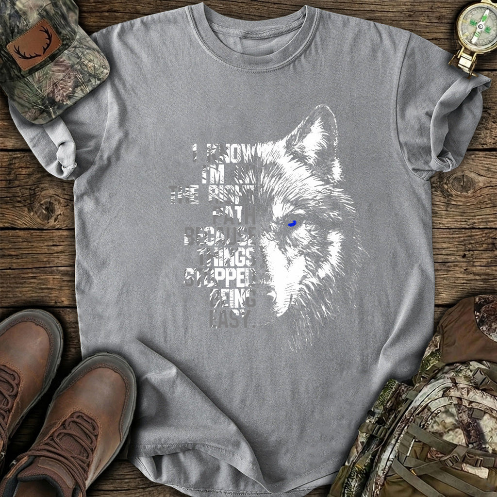 Right Path Wolf T-Shirt product image 4
