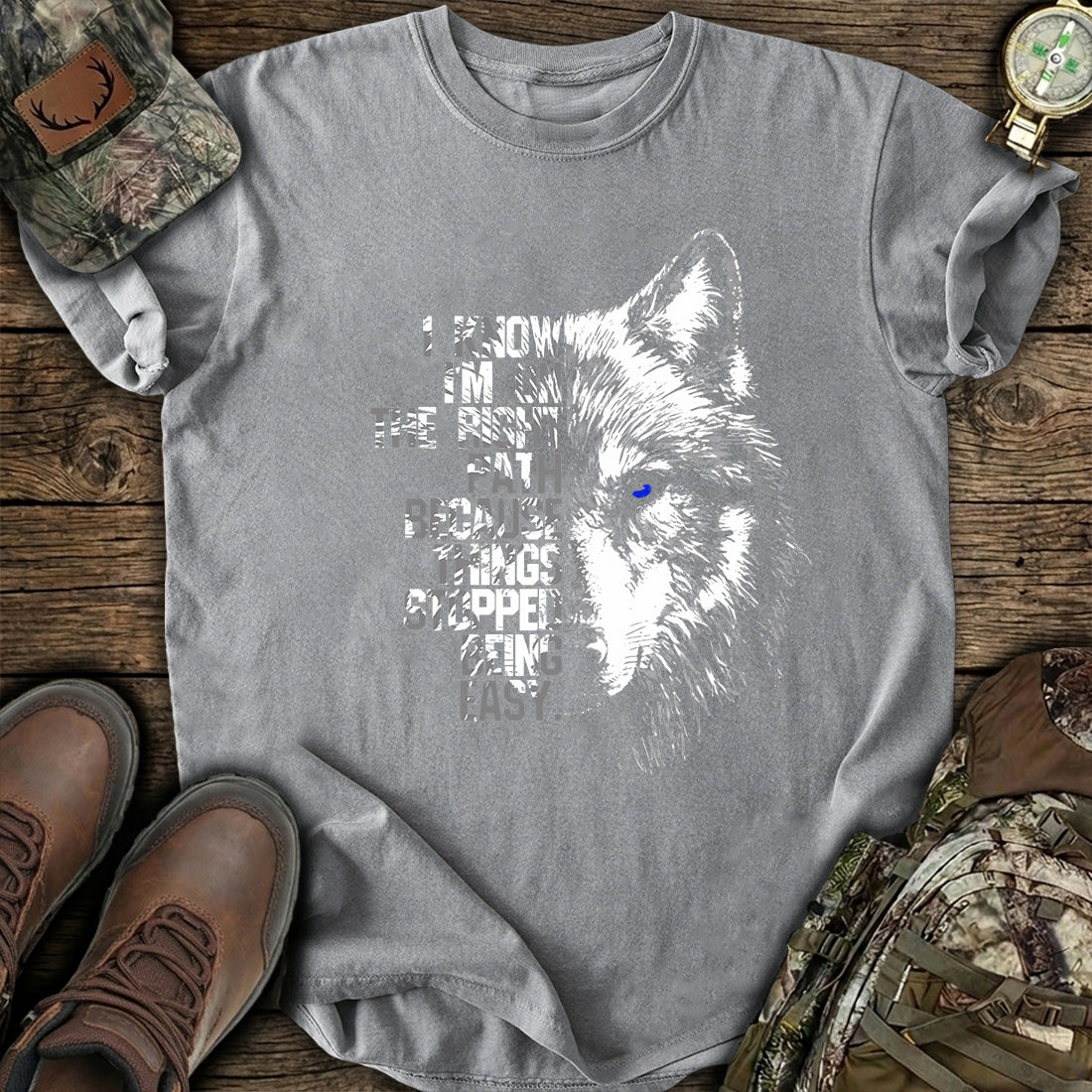 Right Path Wolf T-Shirt product image 4