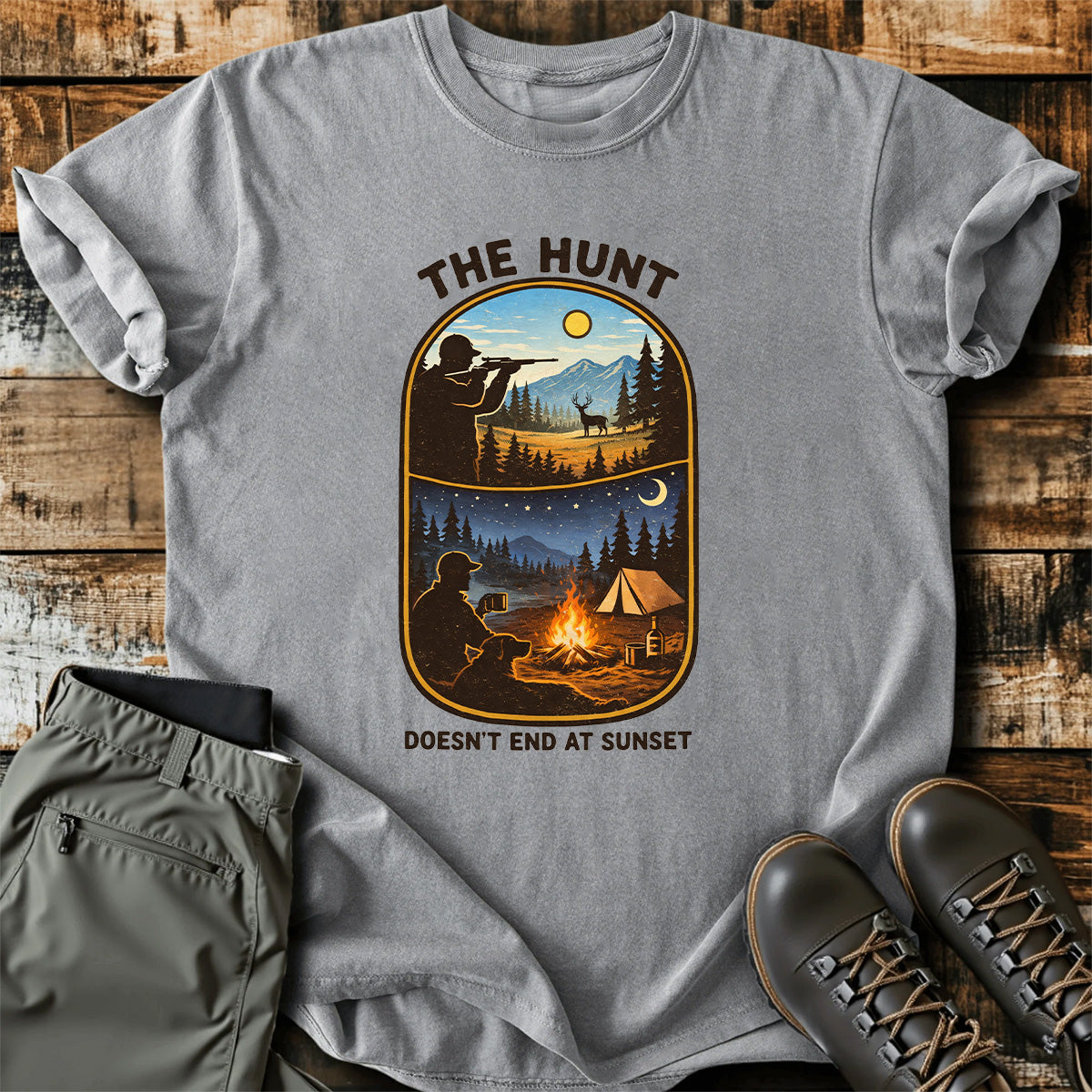 The Hunt Doesn’t End T-Shirt product image 6