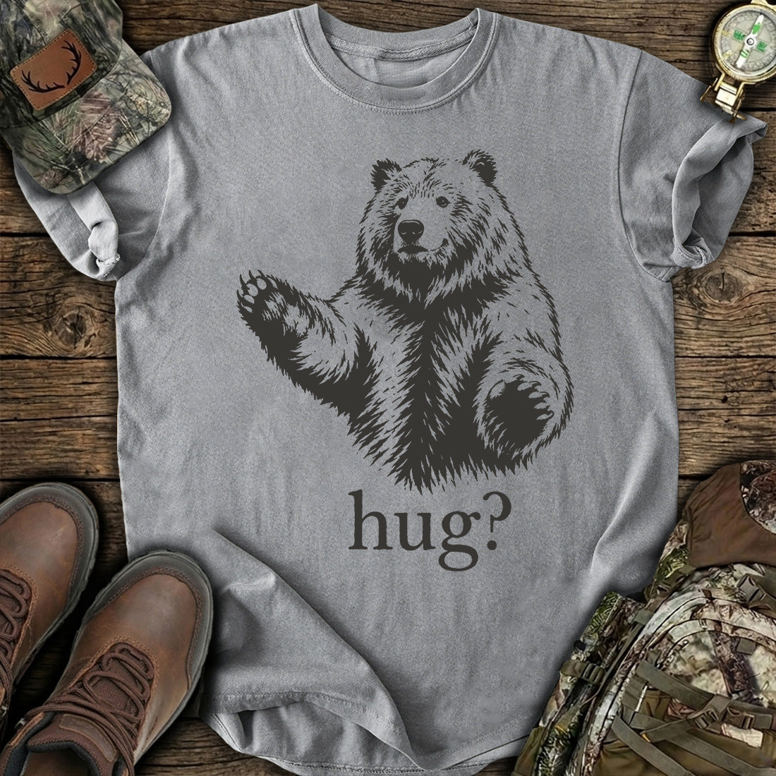 Bear Hug Warning T-Shirt product image 1