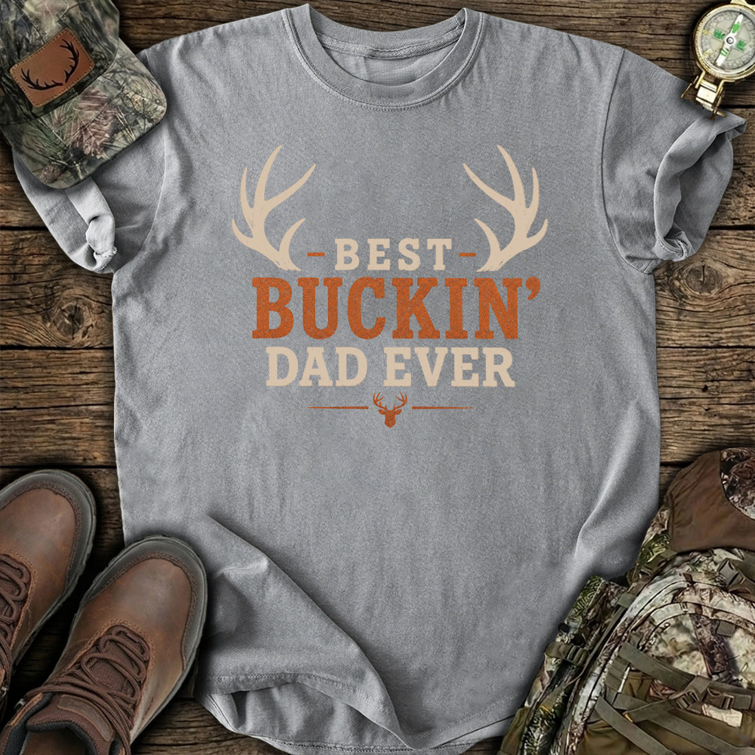 Buckin’ Proud Dad T-Shirt product image 5