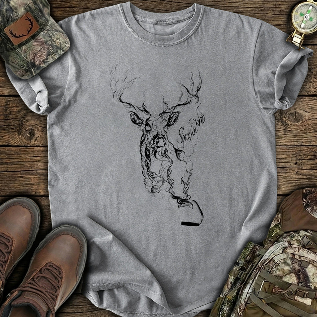 Smokey Deer Hunting T-Shirt product image 4