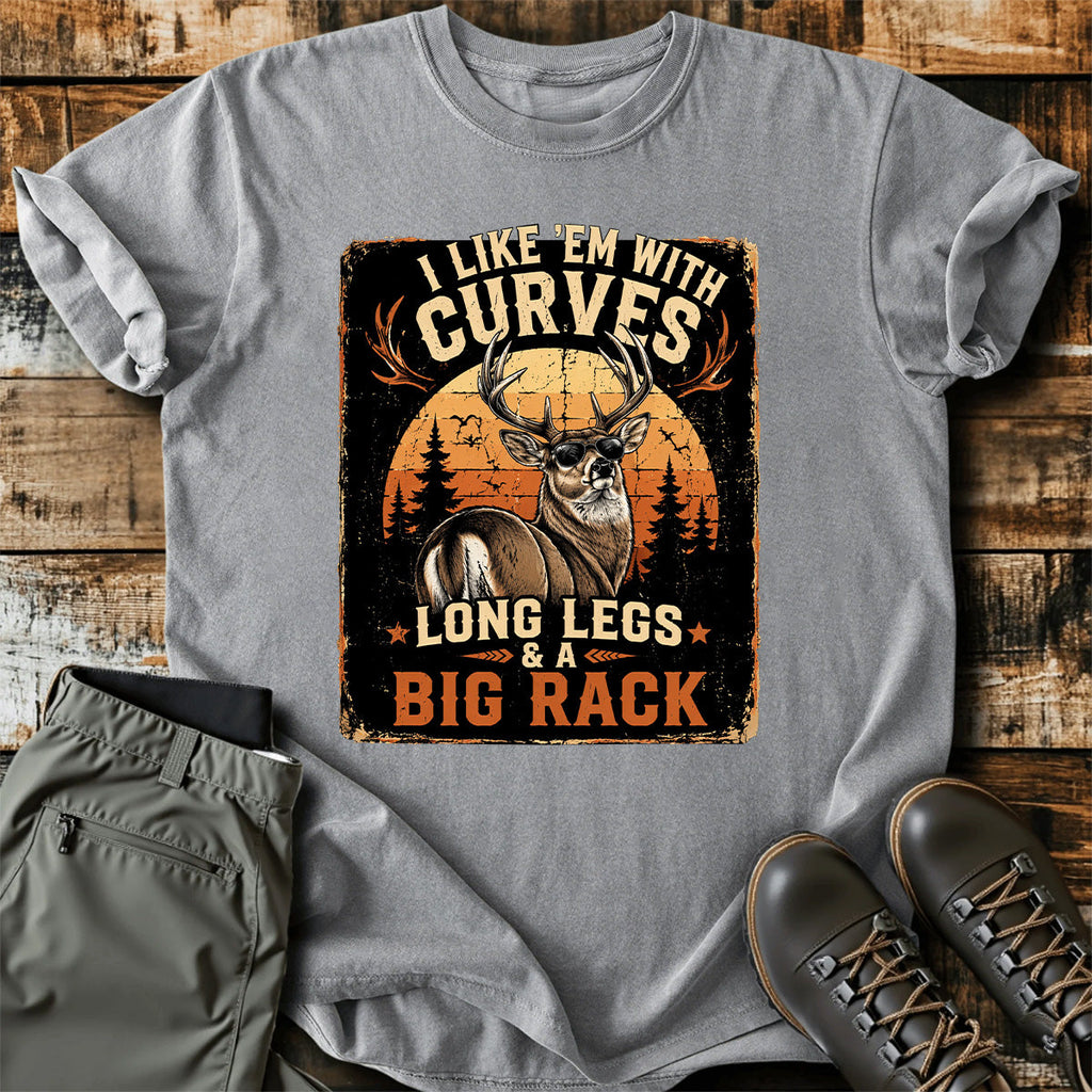 Big Rack Buck Hunting Joke T-Shirt product image 5