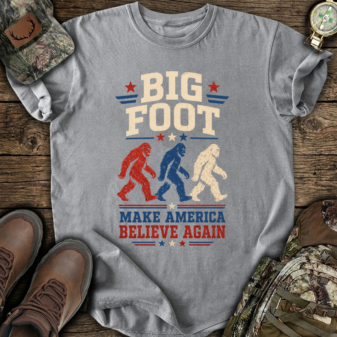 Believe Bigfoot T-Shirt product image 6