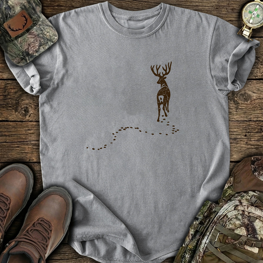 Minimal Deer Trail T-Shirt product image 6