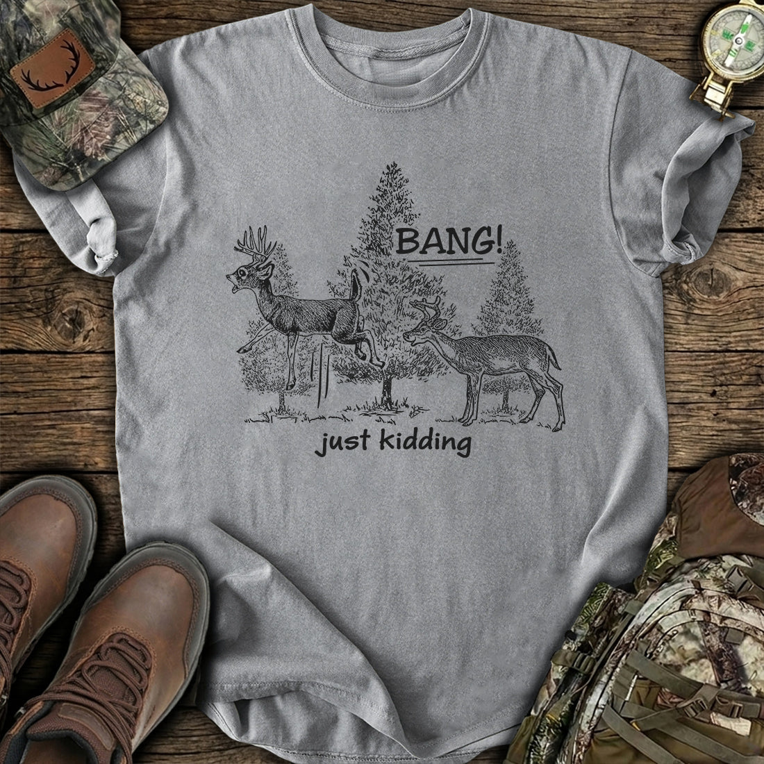 Just Kidding Deer T-Shirt product image 5