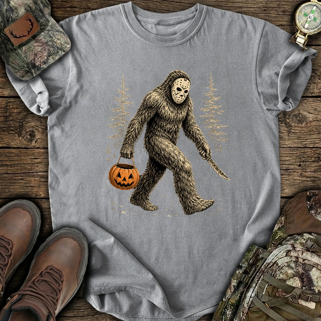 Haunted Bigfoot T-Shirt product image 5