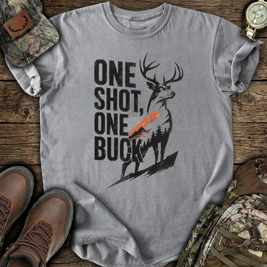 One Shot Buck T-Shirt product image 7