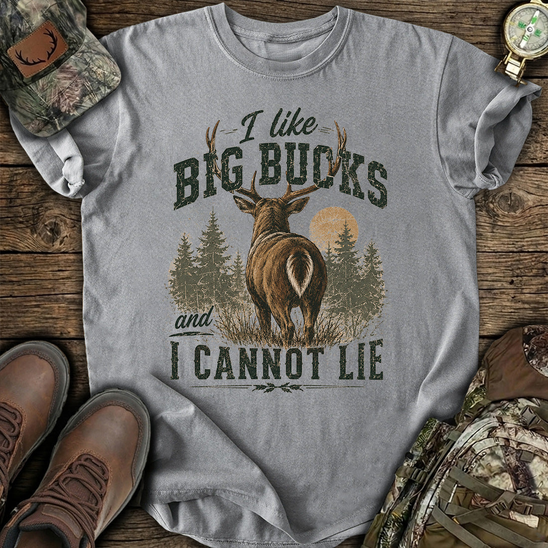 Big Bucks Hunter T-Shirt product image 5