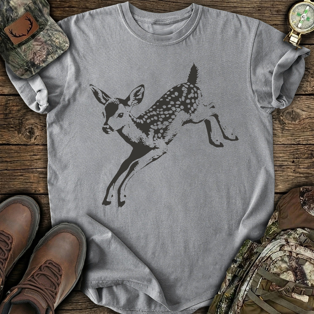 Spotted Fawn Leap T-Shirt product image 1