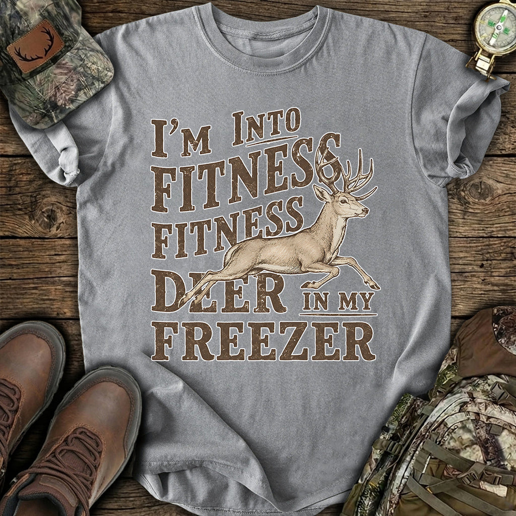 Funny Deer Freezer Fitness T-Shirt product image 2