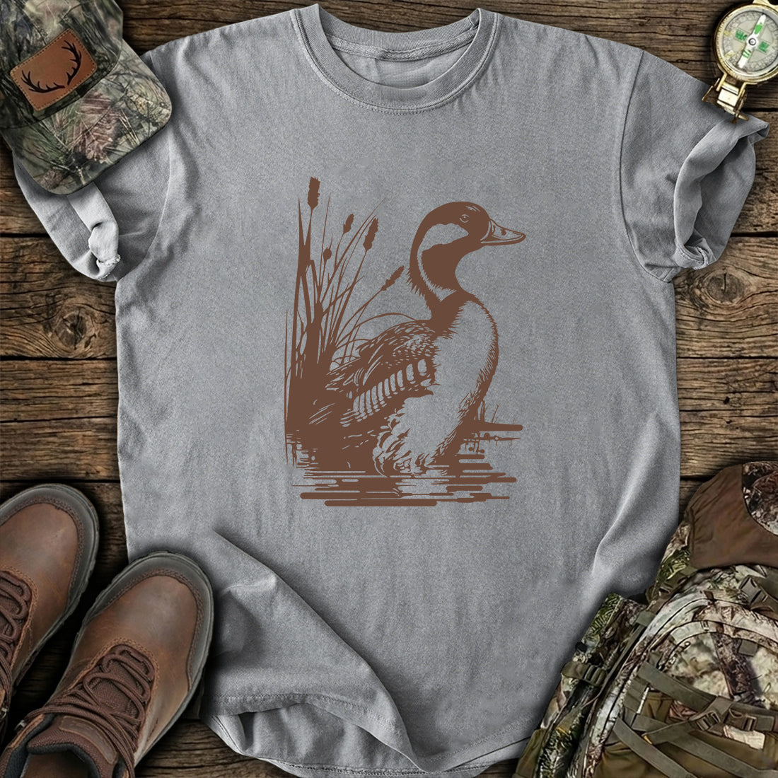 Duck Hunting Vintage T-Shirt product image 6