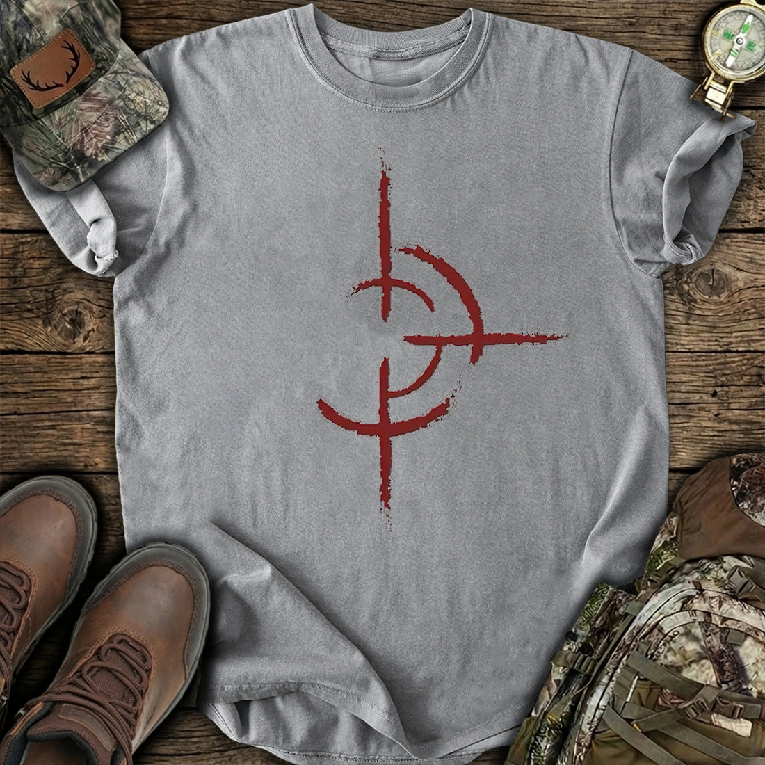 Crimson Crosshair T-Shirt product image 4