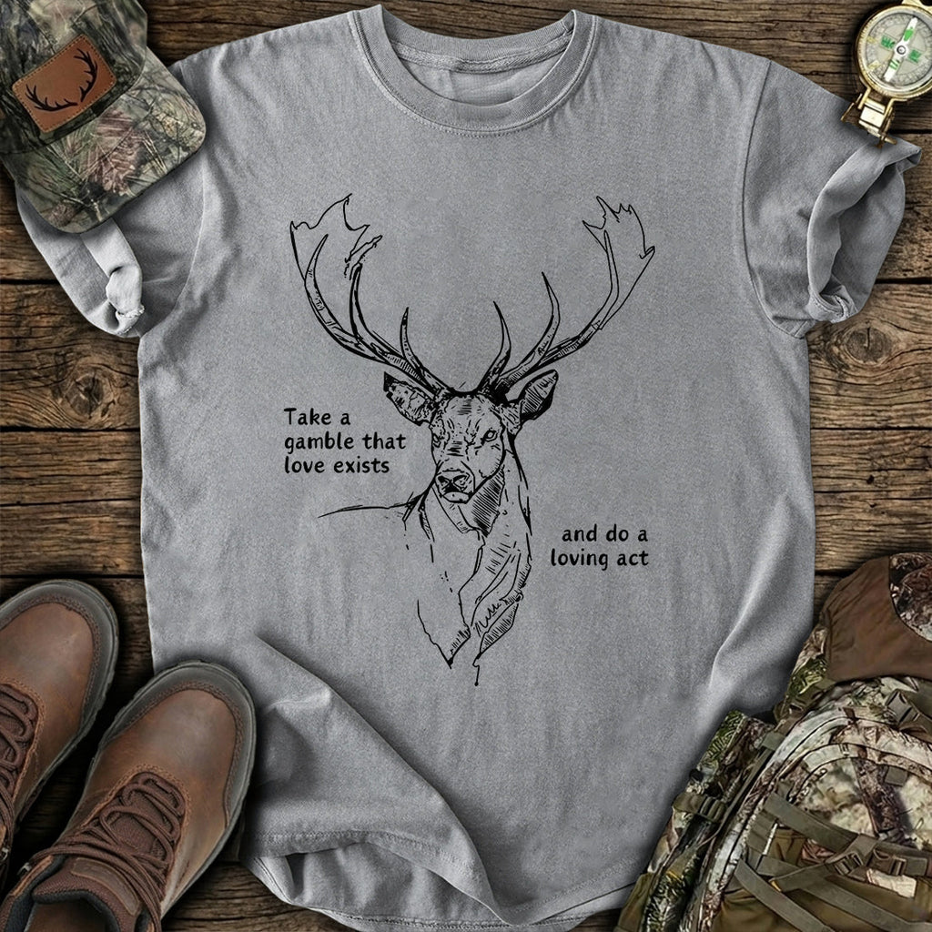 Minimal Deer Love T-Shirt product image 5