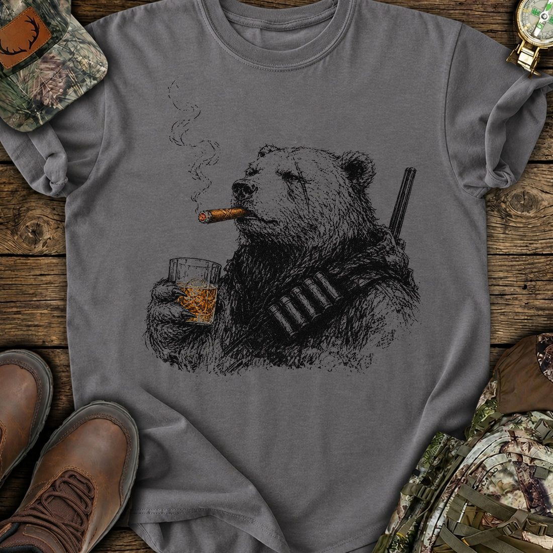 Outlaw Bear Reverie T-Shirt product image 4