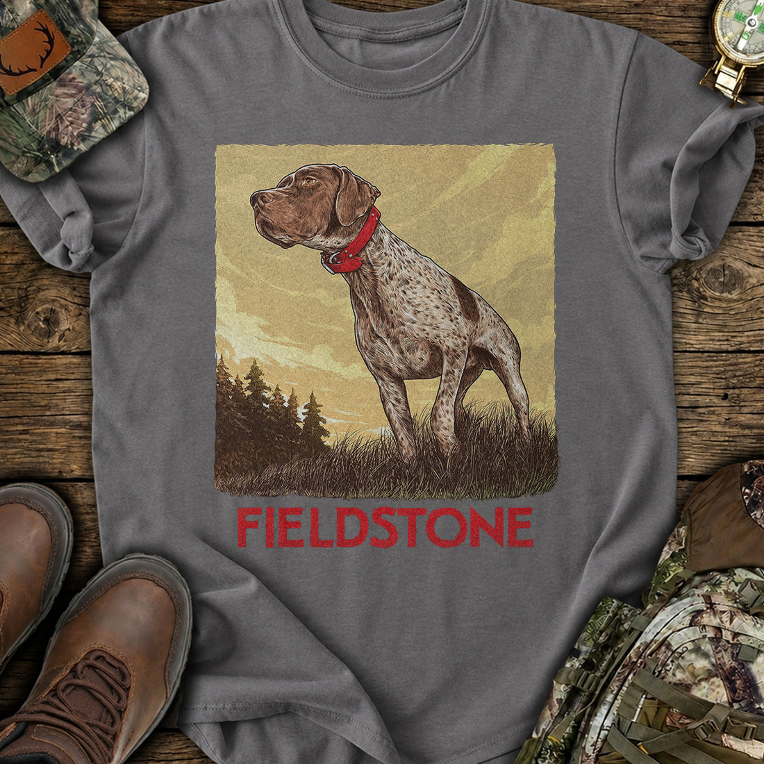 Fieldstone Hunting Dog T-Shirt product image 4
