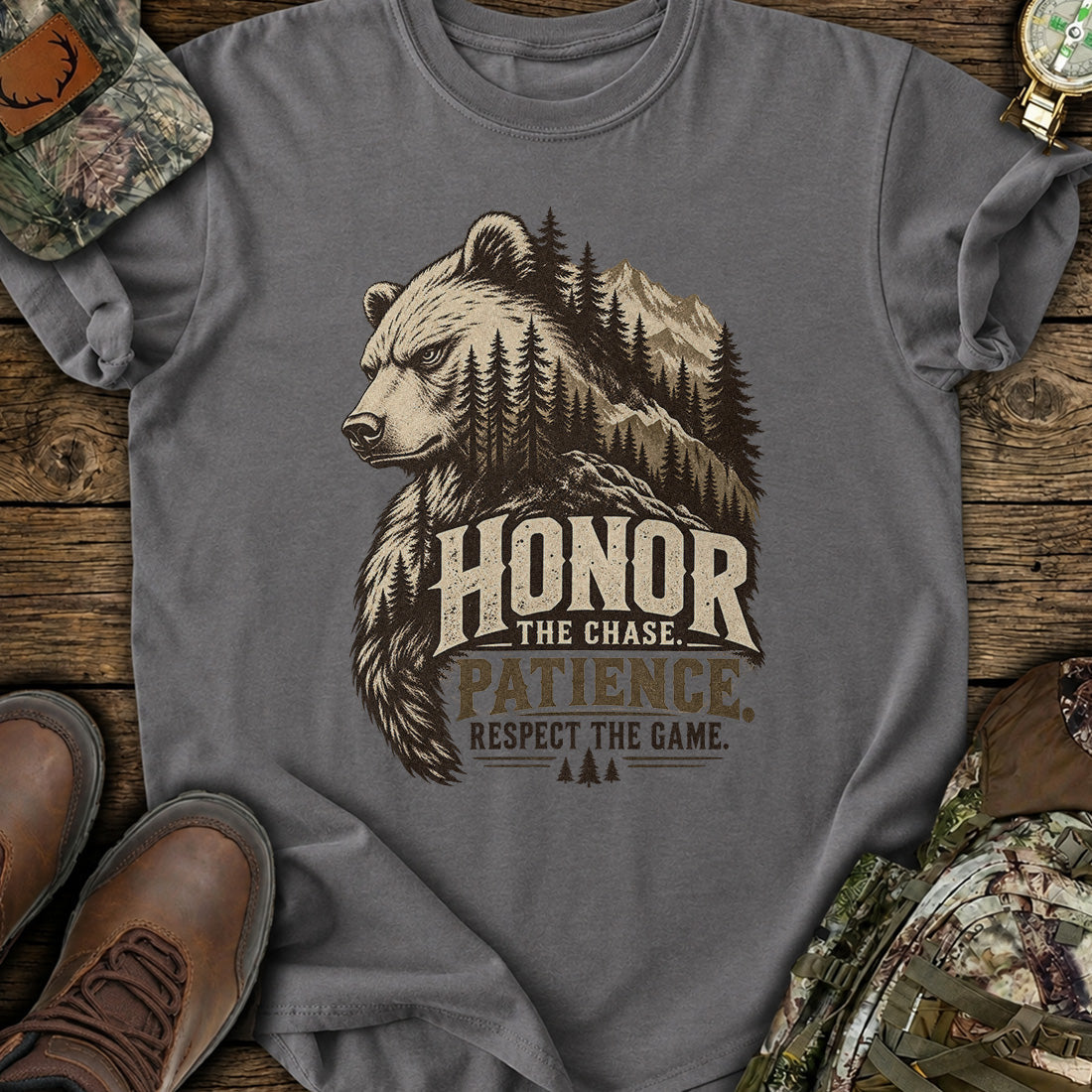 Honor the Wild Bear T-Shirt product image 2