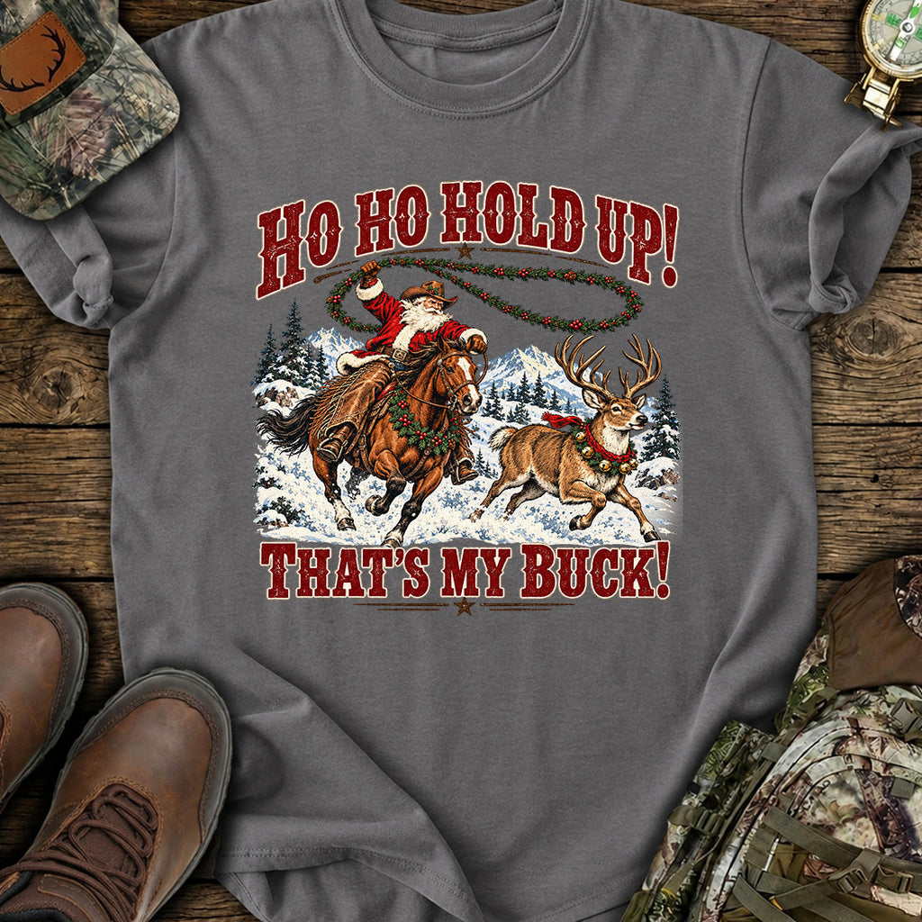 Cowboy Santa Buck T-Shirt product image 4
