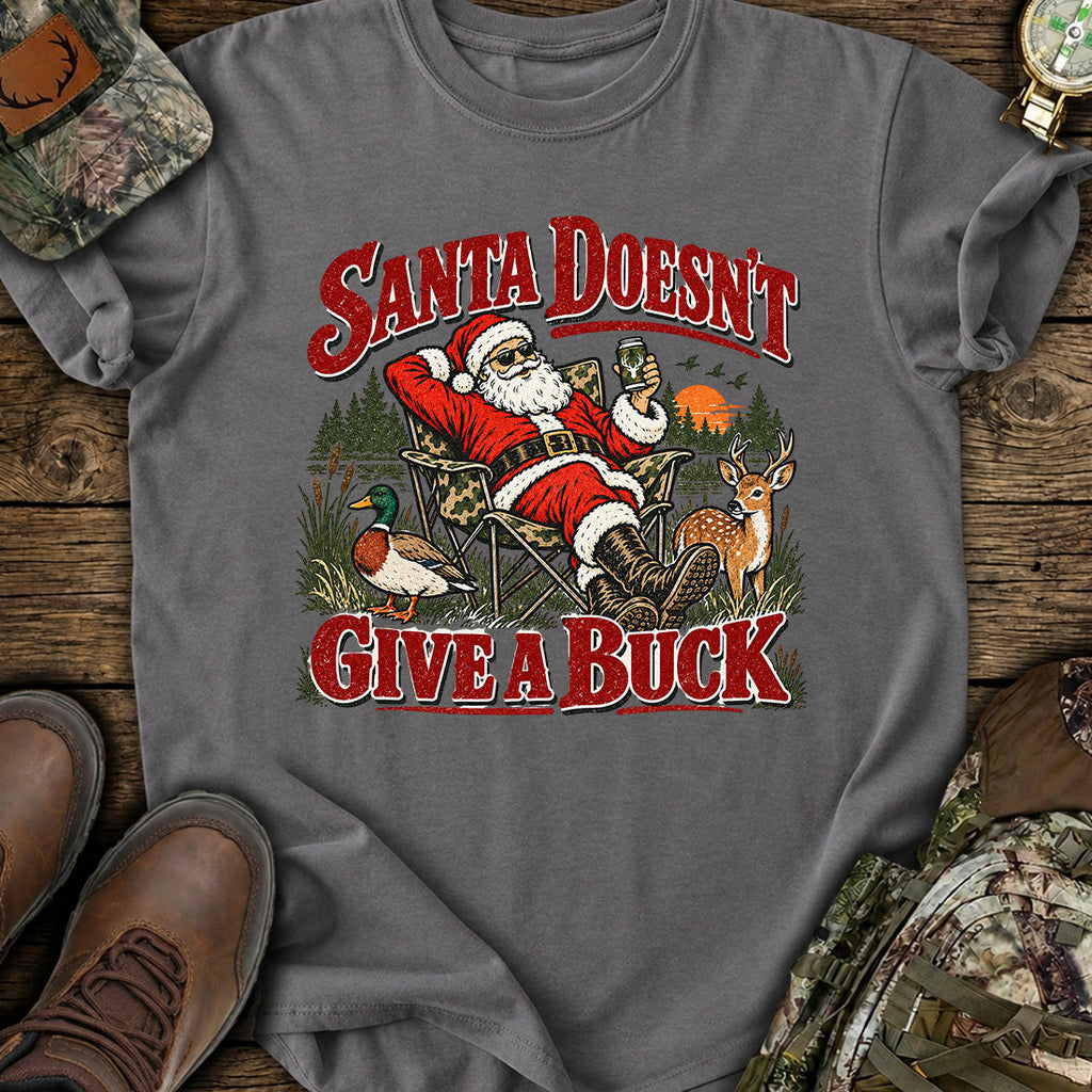 Santa's Buck-Free Xmas T-Shirt product image 1