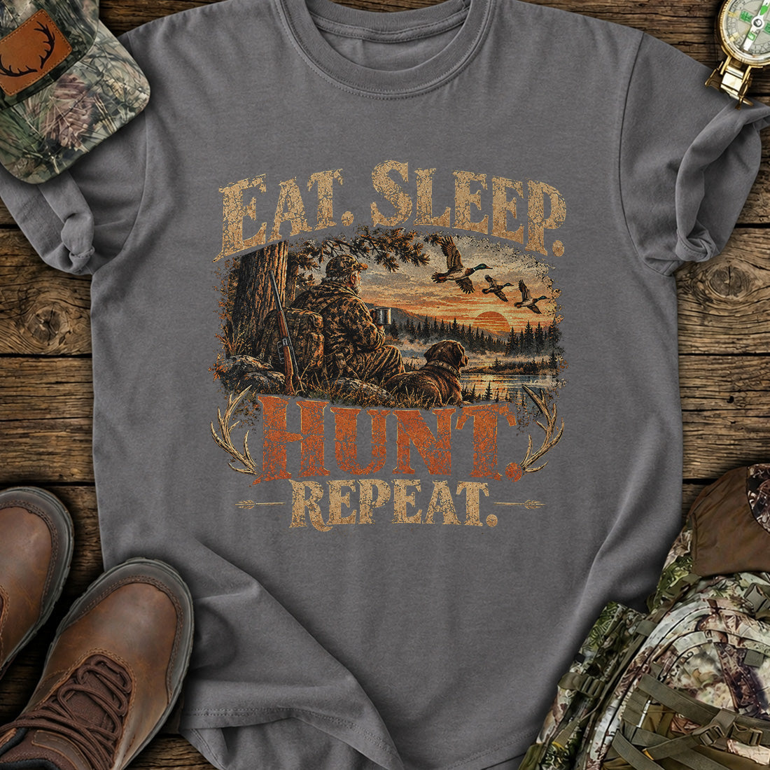 Eat Sleep Hunt T-Shirt product image 3