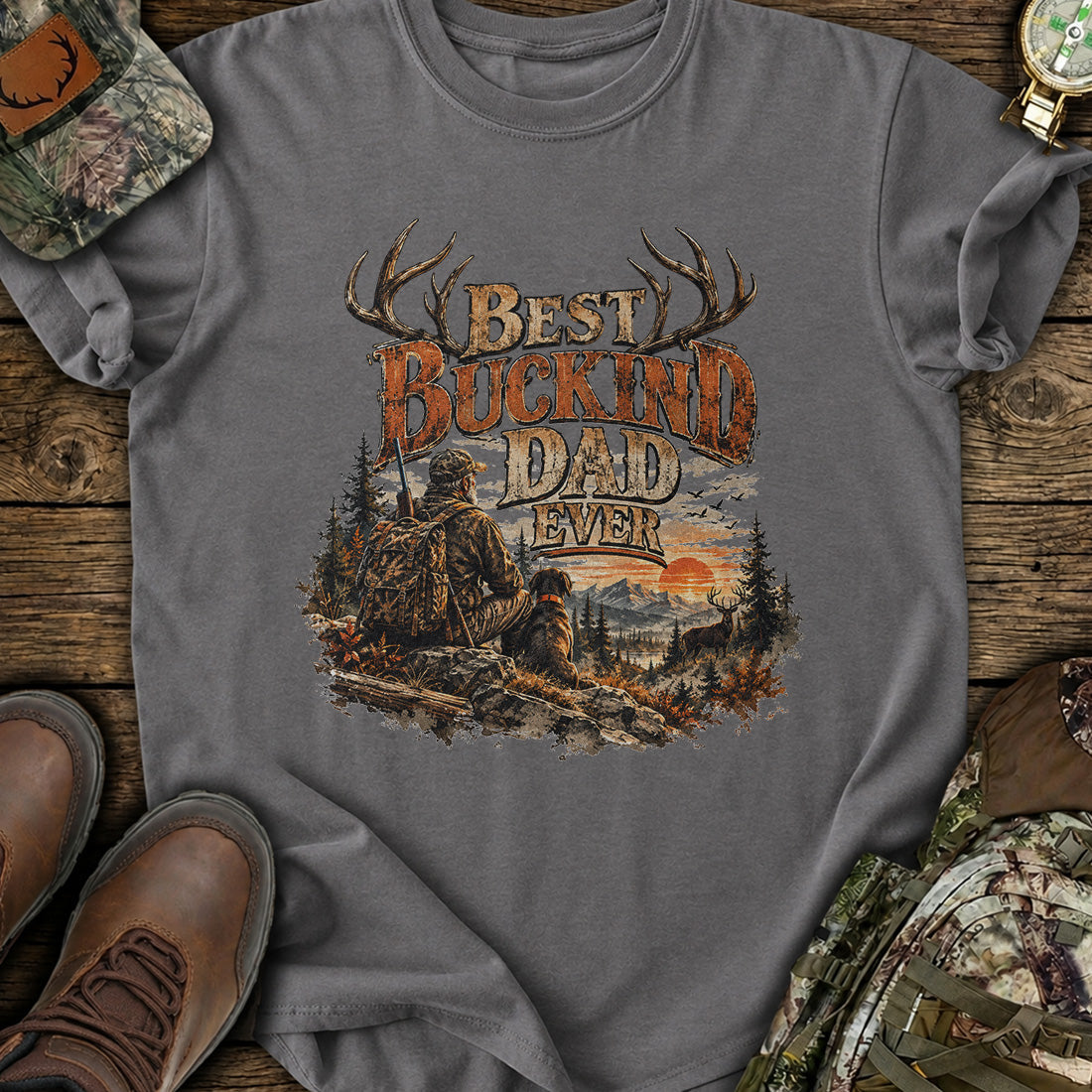 Buckin Dad Legend T-Shirt product image 2