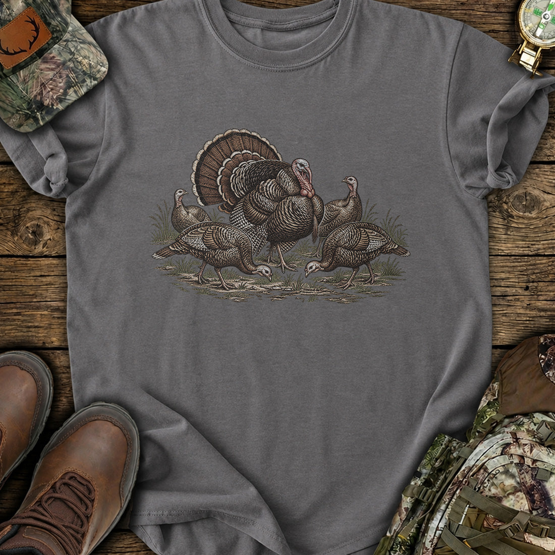 Wild Turkey Flock T-Shirt product image 4