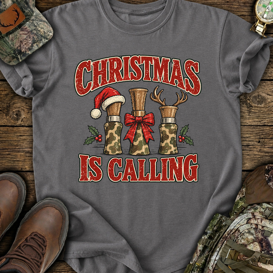 Santa Squad Hunter T-Shirt product image 5