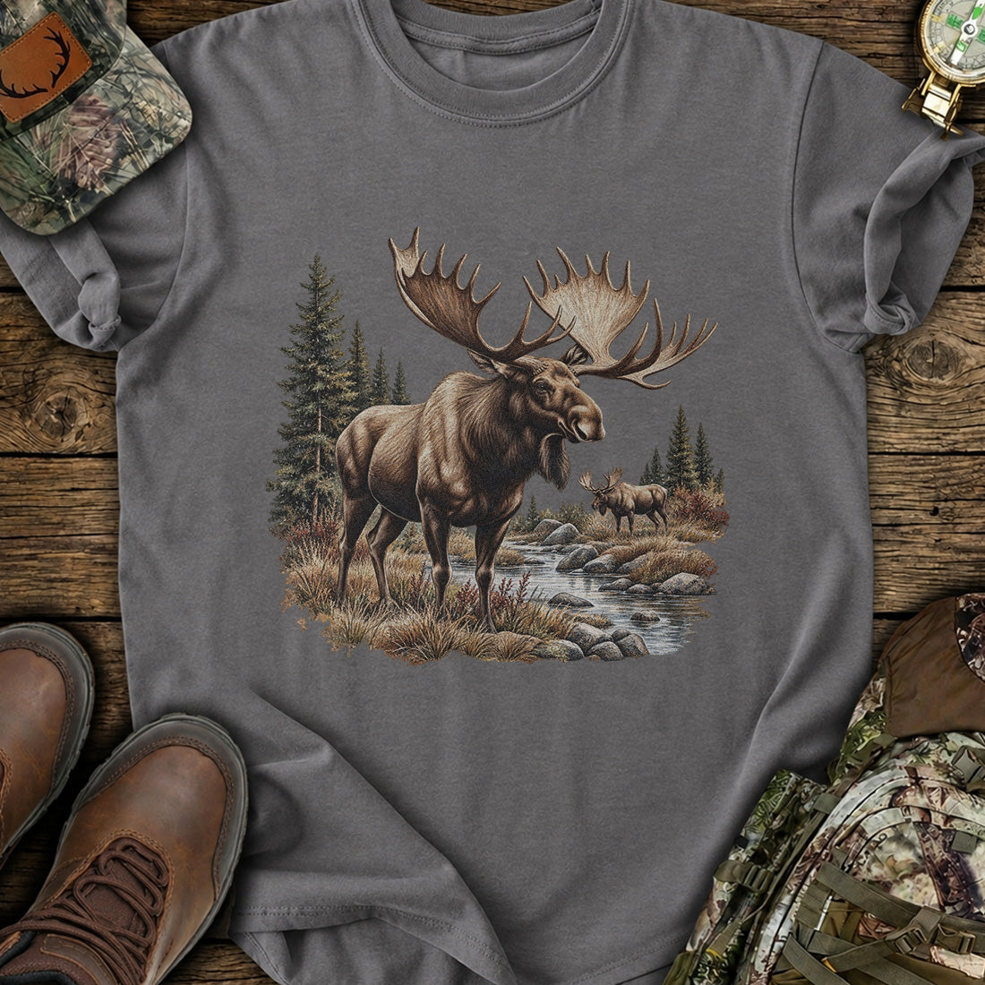 Wilderness Moose T-Shirt product image 3
