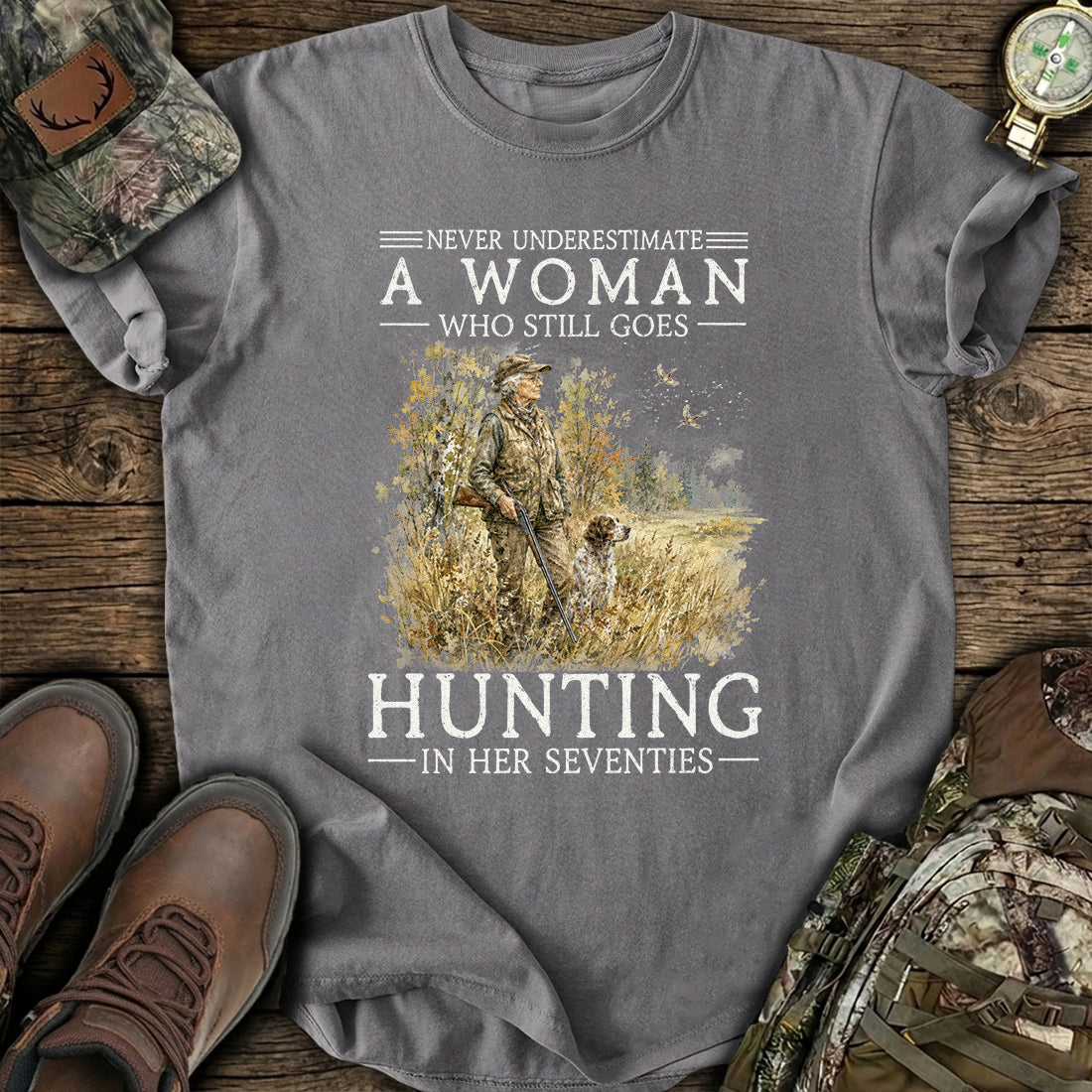 Ageless Huntress T-Shirt product image 6