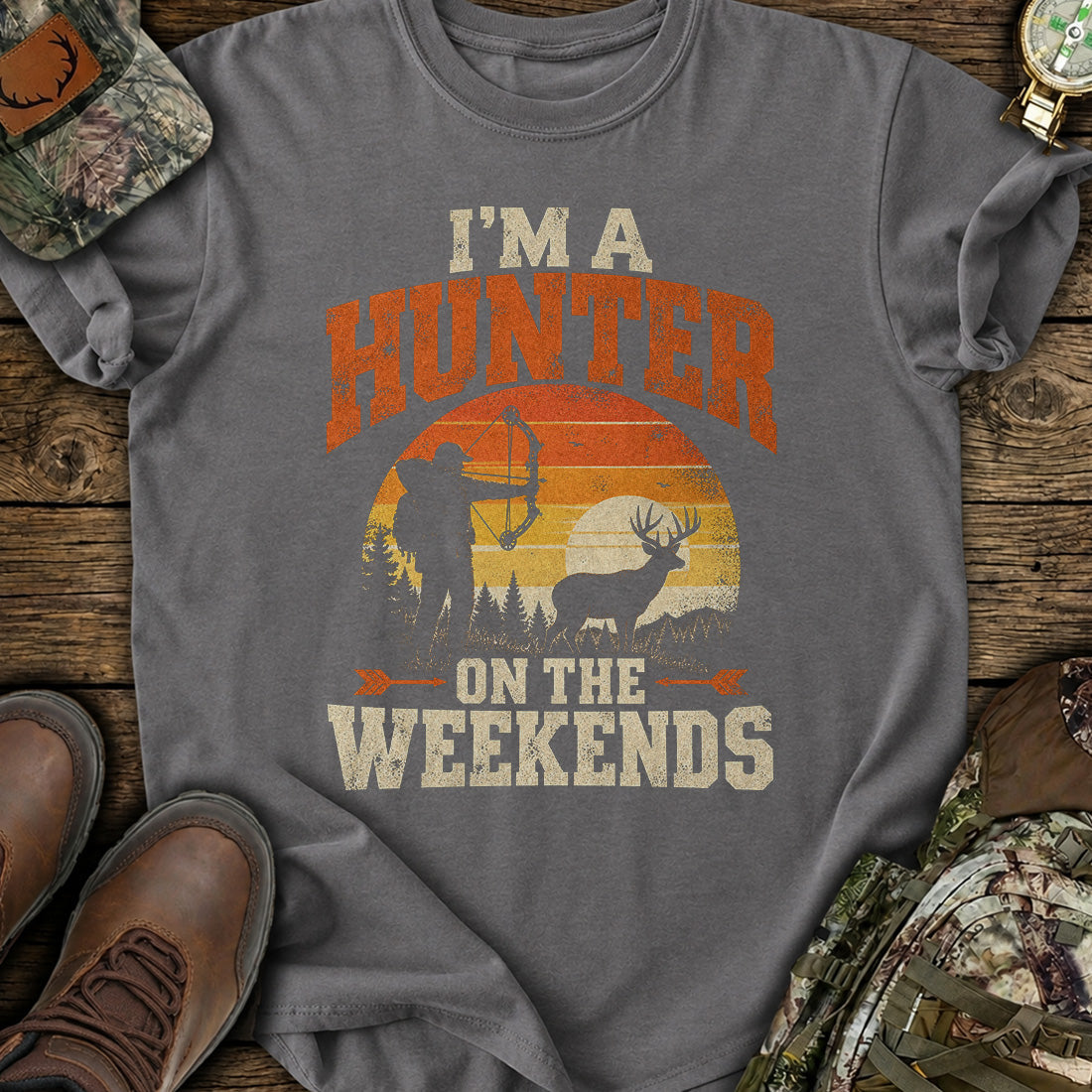 Weekend Bow Hunter T-Shirt product image 2