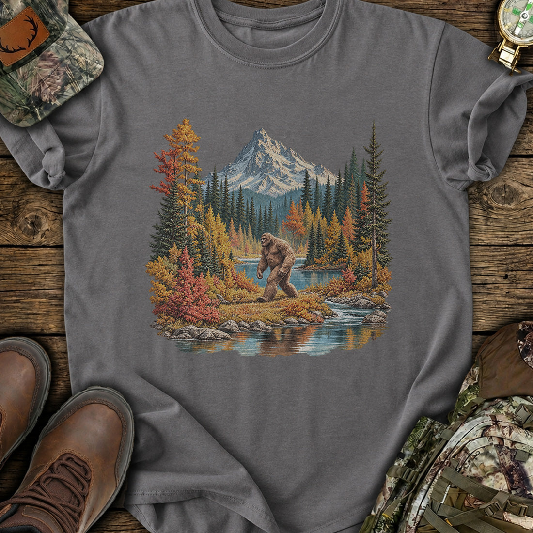 Bigfoot Autumn Trails T-Shirt product image 3