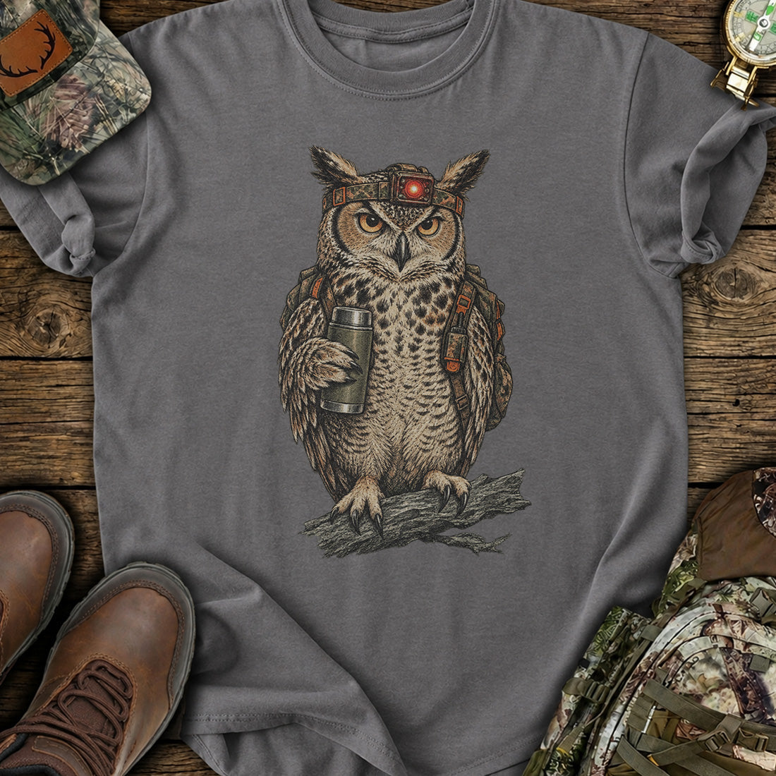 Night Watch Owl T-Shirt product image 1