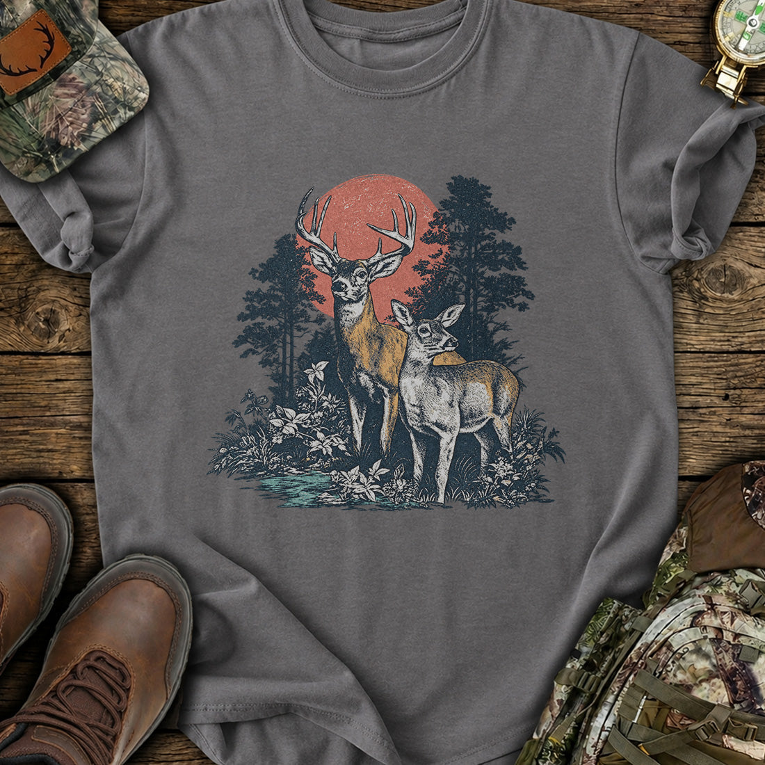 Moonlit Whitetail T-Shirt product image 1
