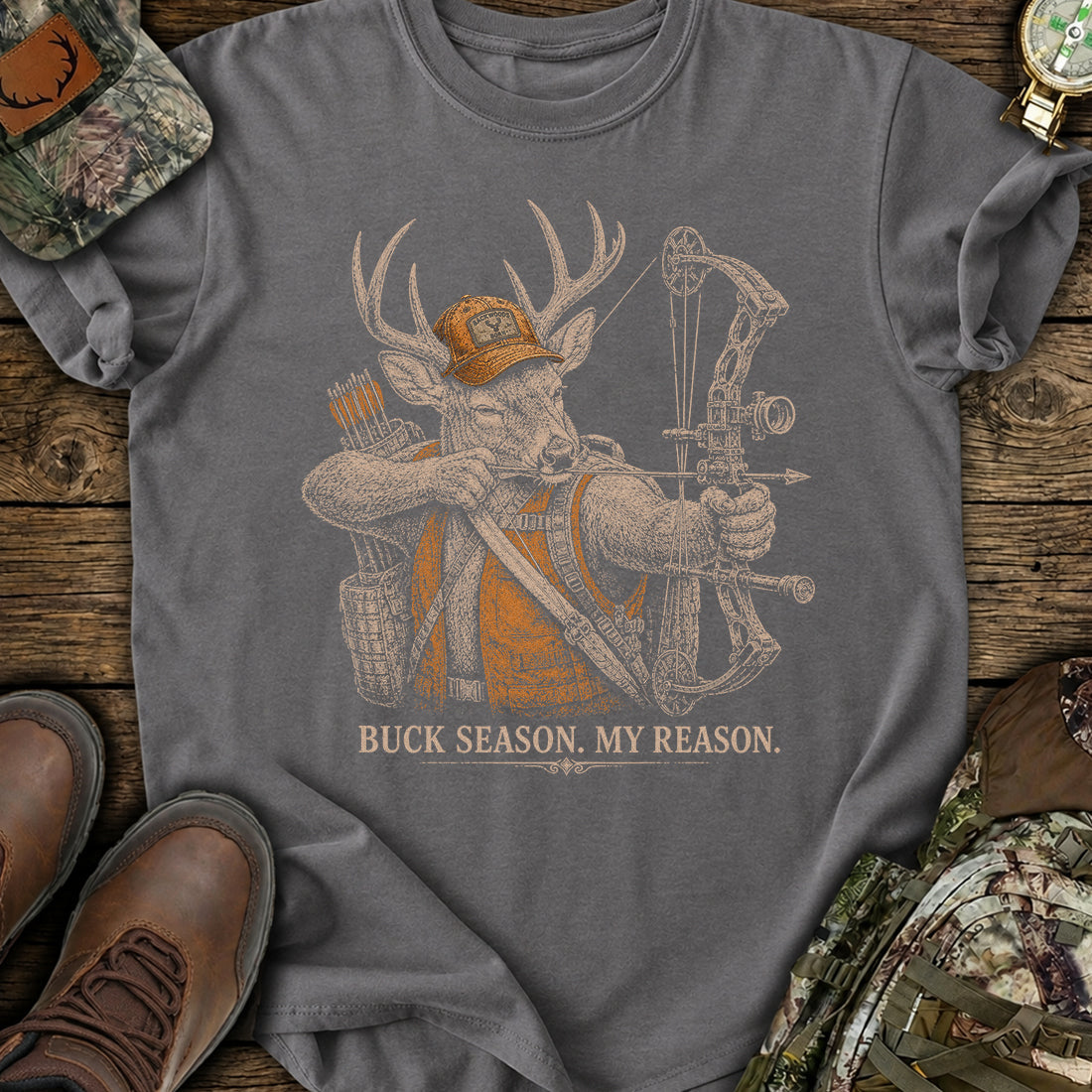 Buck Season Calling T-Shirt product image 4