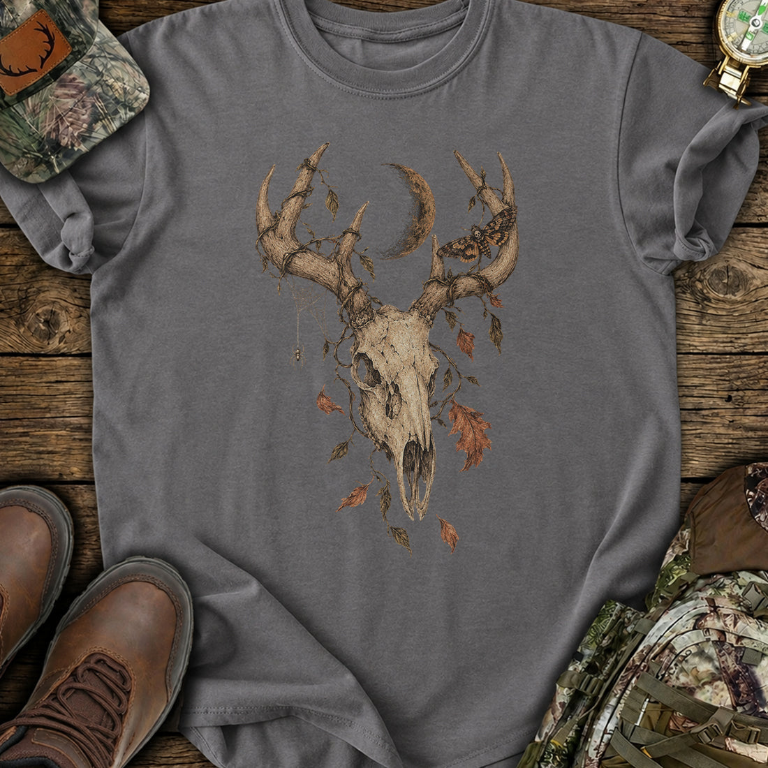 Moonspell Deer Skull T-Shirt product image 6
