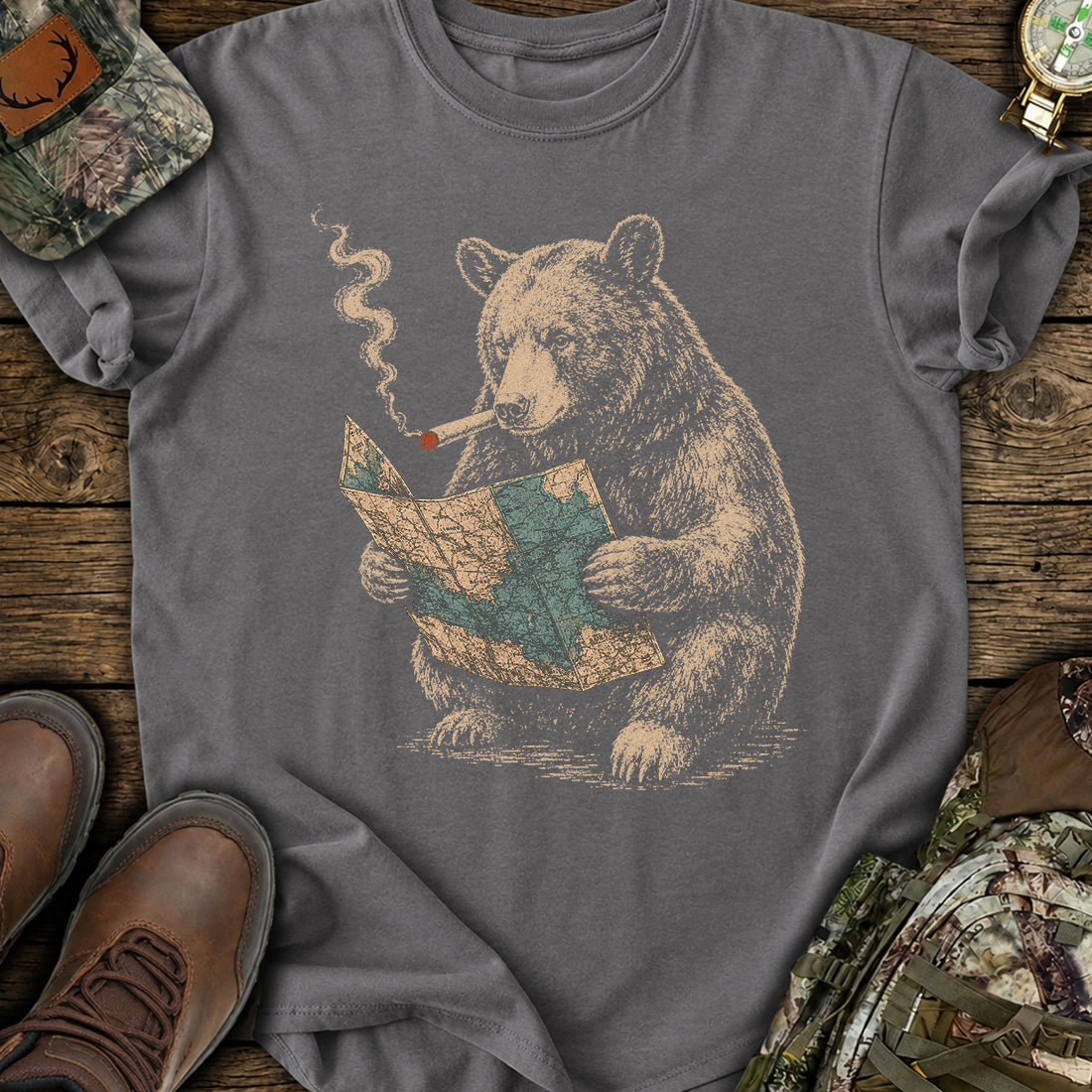 Wanderlust Bear T-Shirt product image 3