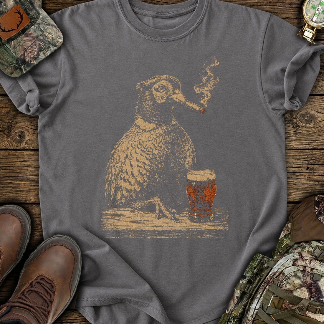 Pheasant Last Call T-Shirt product image 3