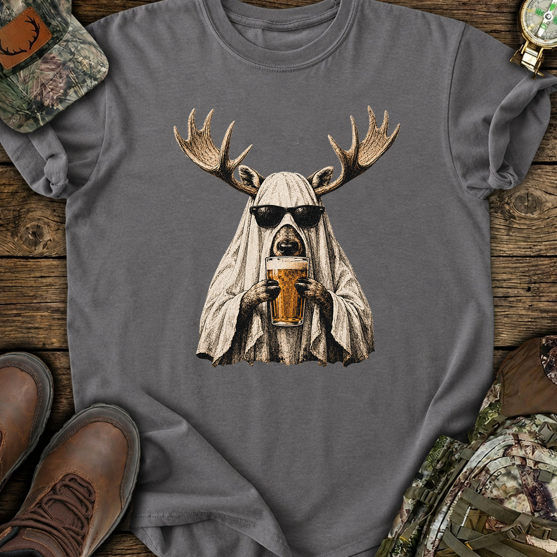 Ghost Moose Brew T-Shirt product image 6