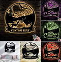 Personalized Deer Metal Sign WITH LED/WITHOUT LED – Custom Name Rustic Cabin Wall Art