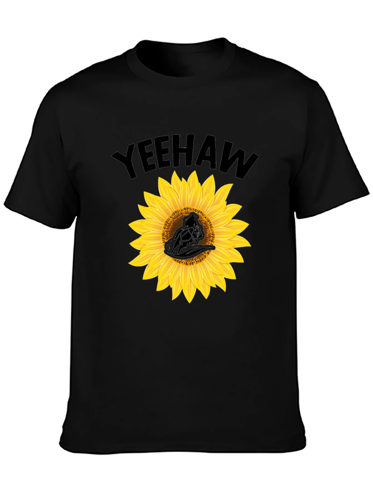 Yeehaw Sunflower Graphic Tee - Western Style Comfort product image 3
