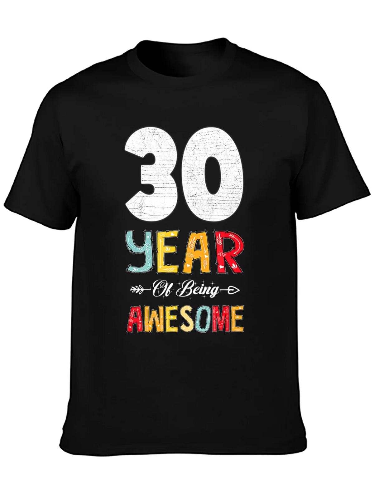 30 Years Awesome T-Shirt Birthday Gift product image 3