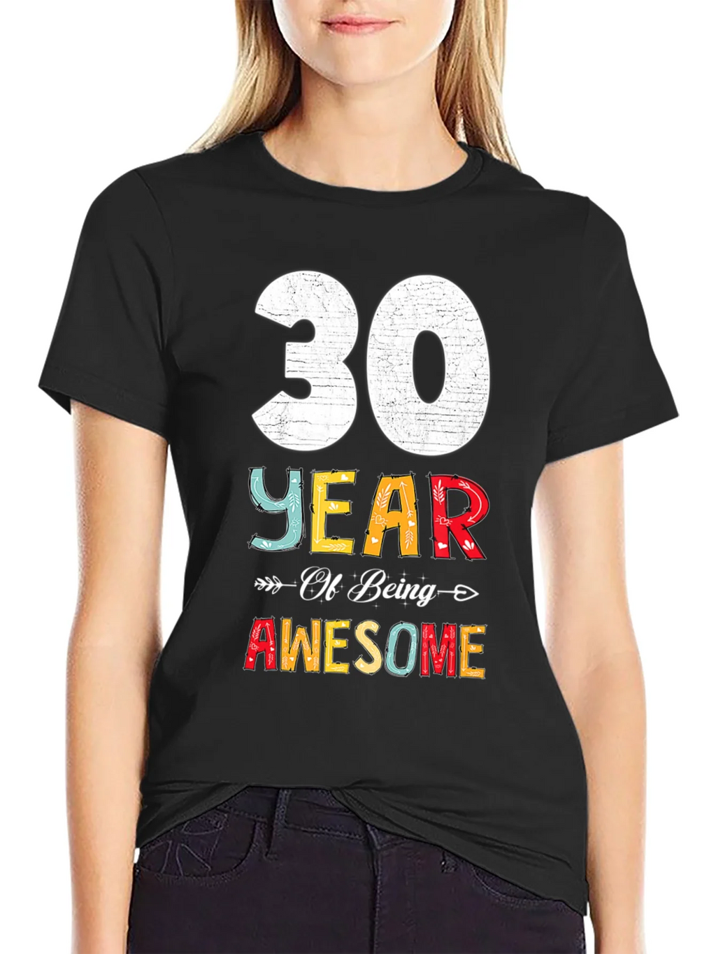 30 Years Awesome T-Shirt Birthday Gift product image 2