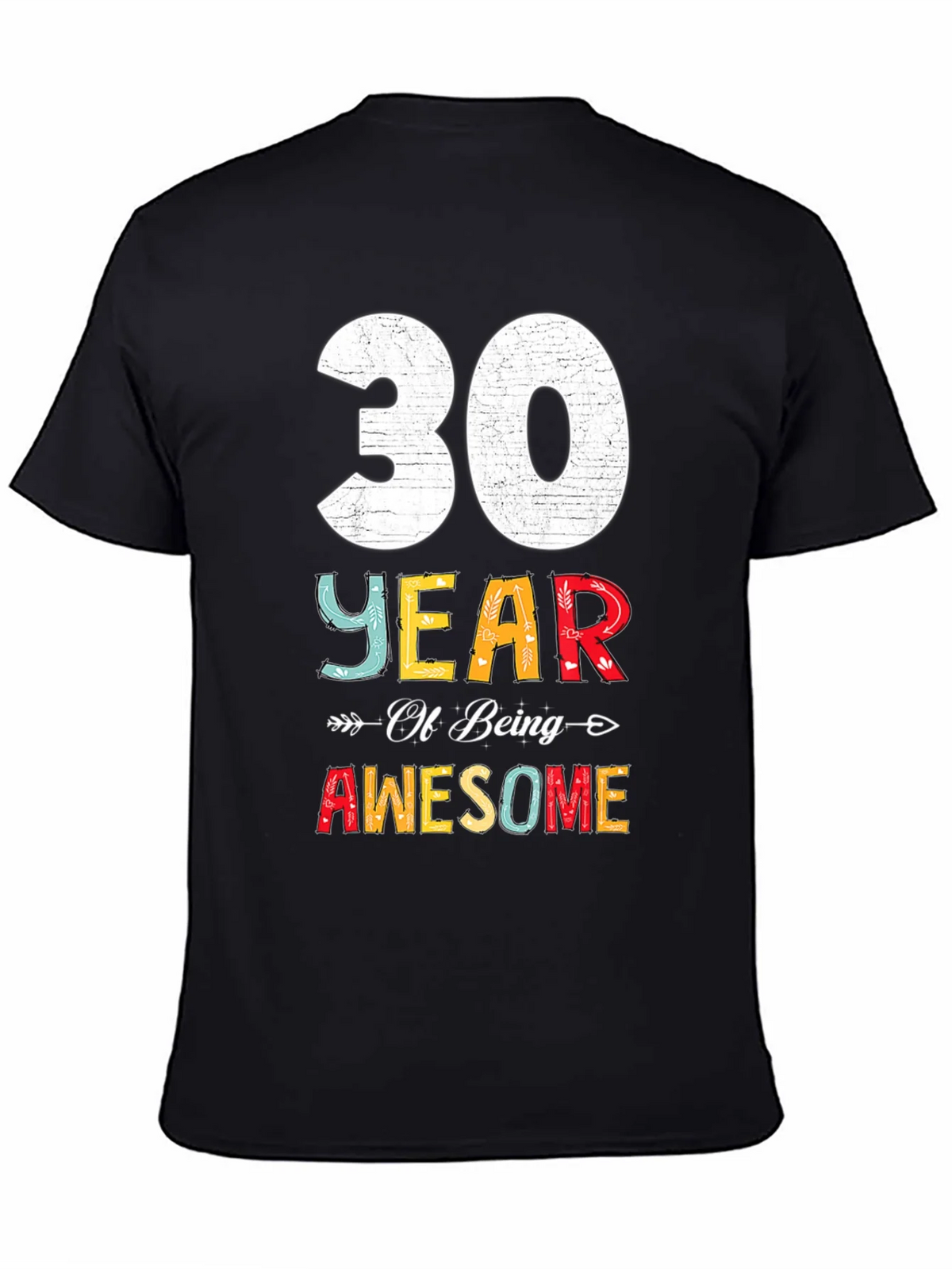 30 Years Awesome T-Shirt Birthday Gift product image 4