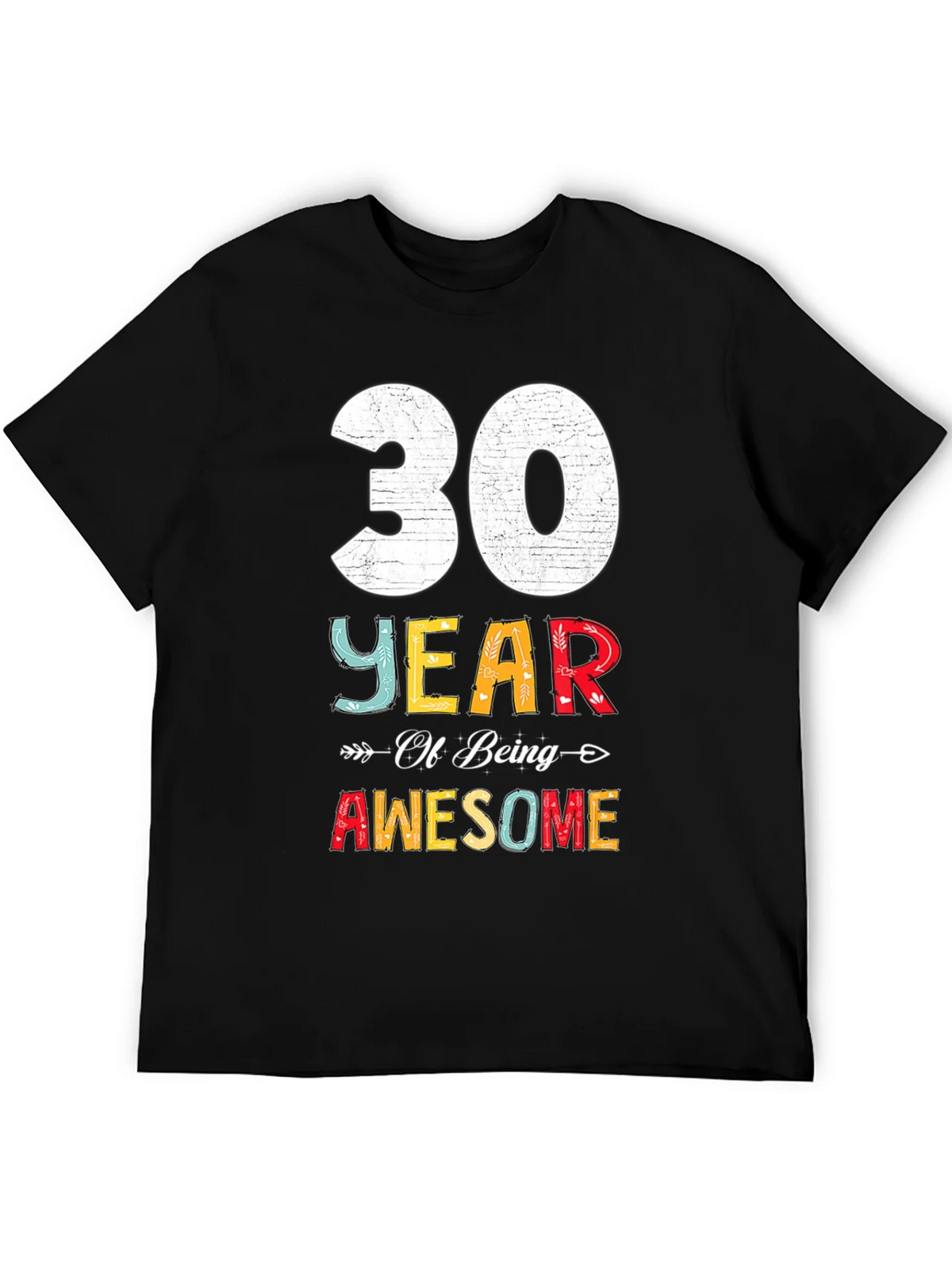30 Years Awesome T-Shirt Birthday Gift product image 5