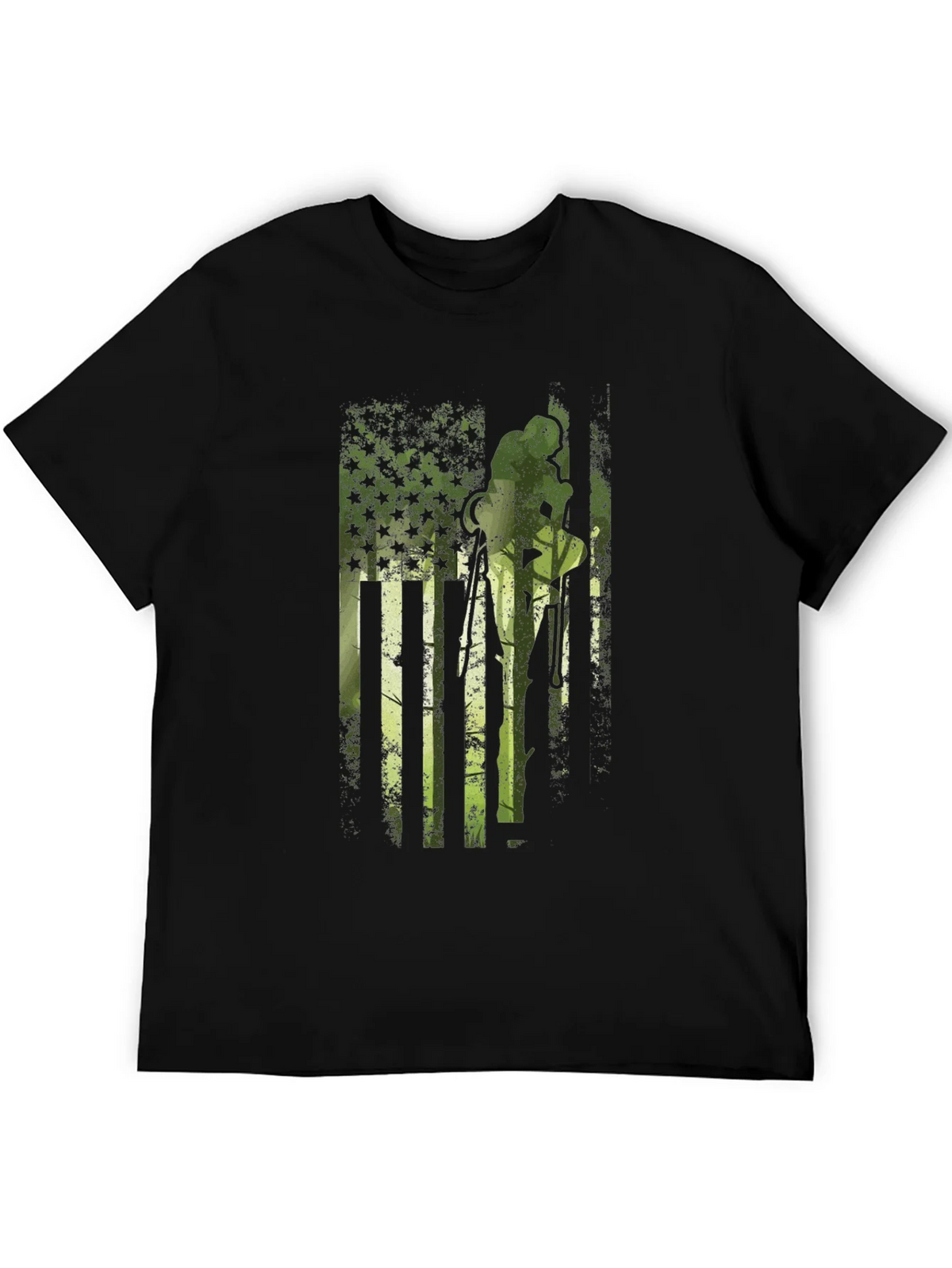 American Flag Dirt Bike T-Shirt product image 5