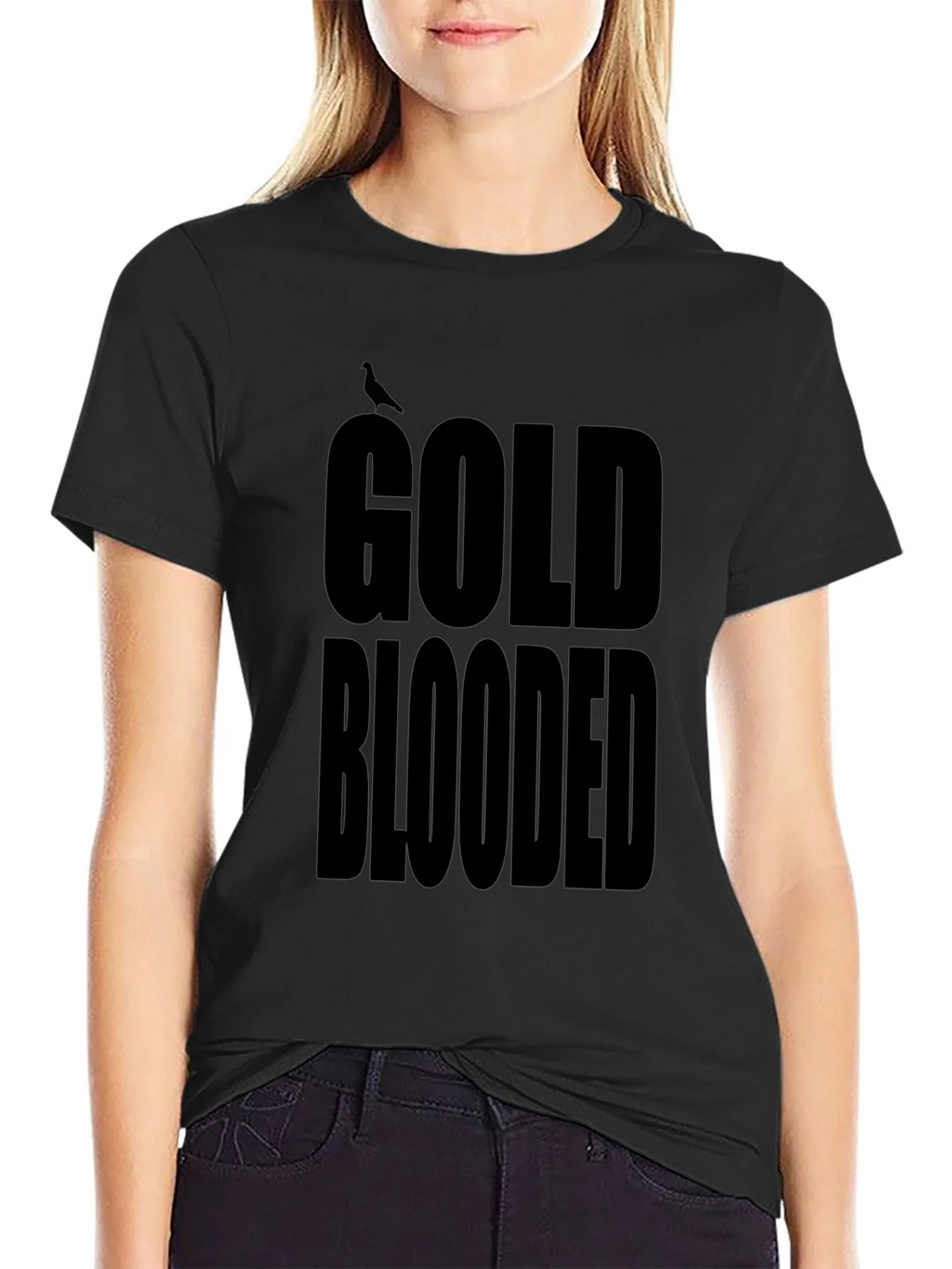Gold Blooded Black Graphic Tee product image 1