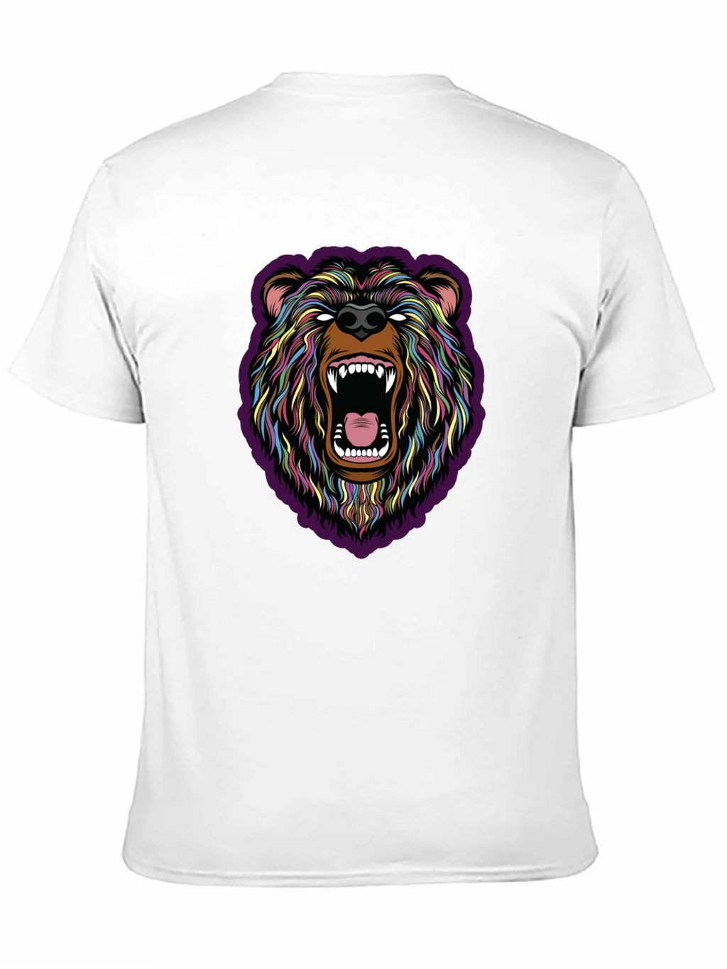 Roaring Bear Graphic Tee - Bold Colorful Design product image 10