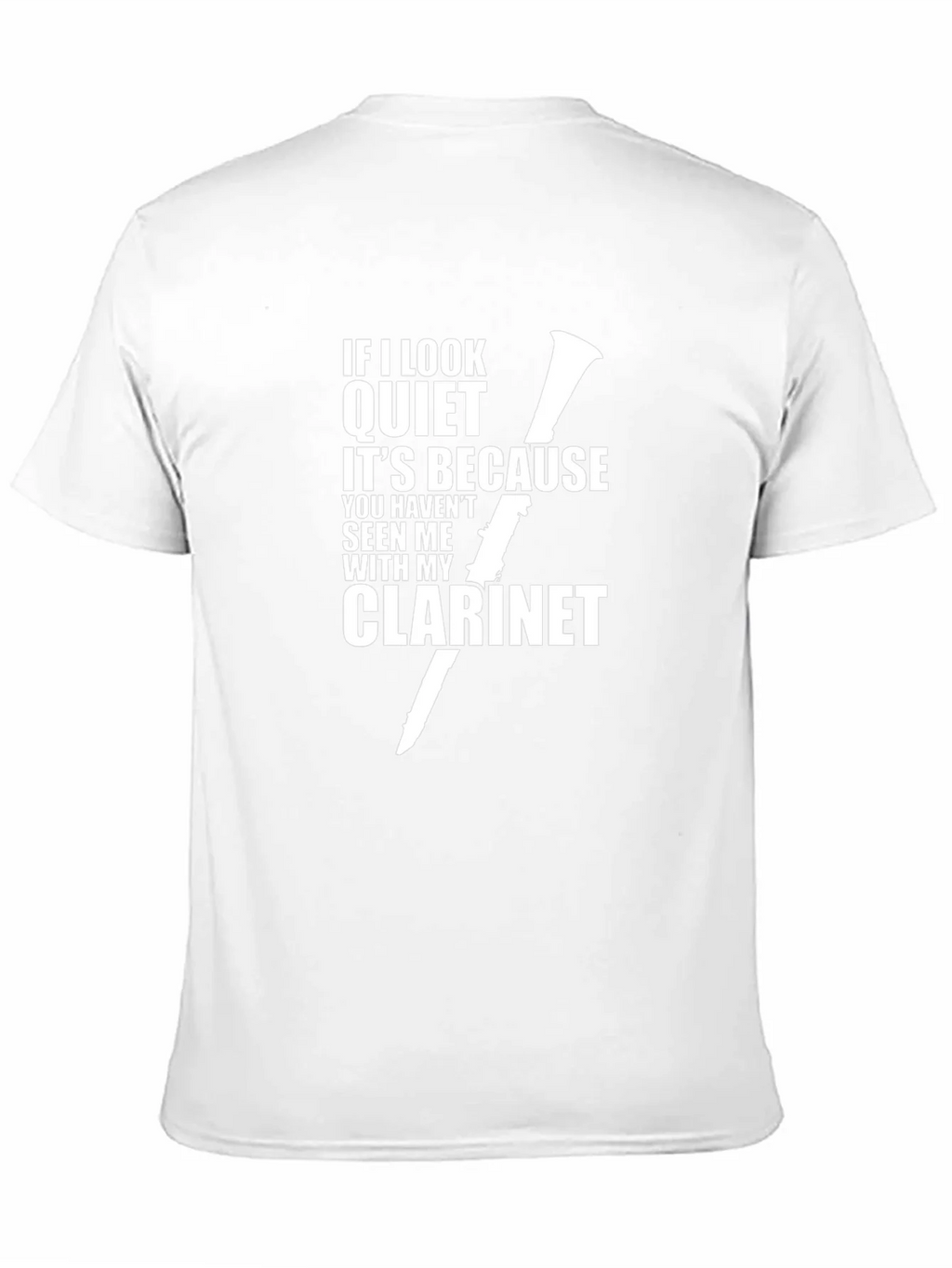 Funny Clarinet T-Shirt - If I look Quiet product image 10