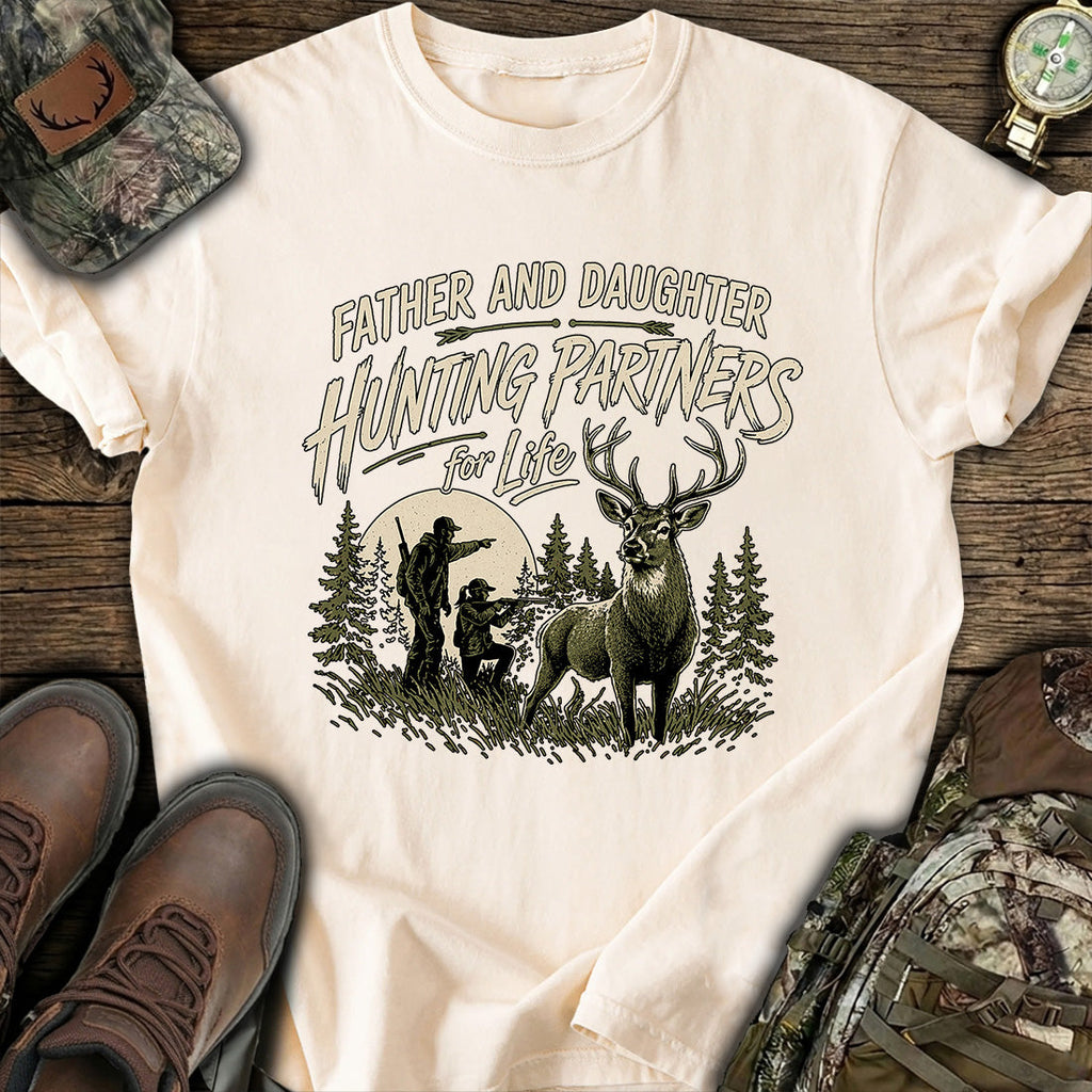 Father Daughter Hunting T-Shirt product image 6