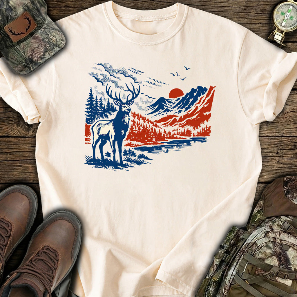 Mountain Deer Wilderness T-Shirt product image 7